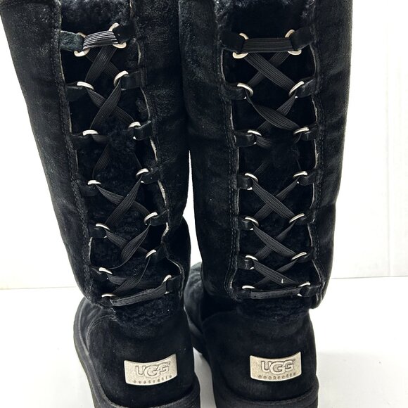 UGG Australia Roseberry Suede and Sheepskin boots - Picture 4 of 6